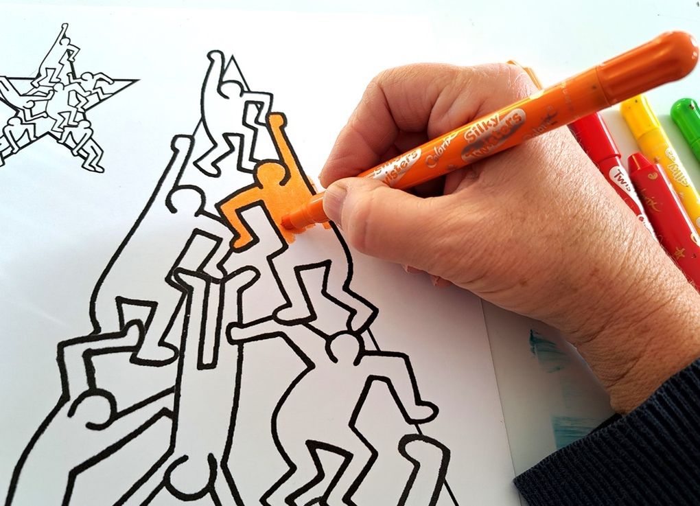 Le sapin KEITH HARING