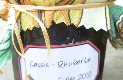 Gelée Cassis Rhubarbe