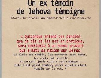 Une ex-témoin de Jéhovah témoigne