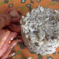 risotto crémeux champignons et parmesan