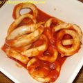 Excellents calamars en sauce tomate