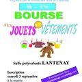 Bourse aux jouets et vêtements