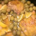 POULET AU CITRONS ET OLIVES VERTES un petit goût de soleil