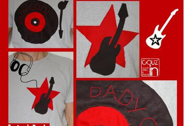 Fête des papas... le t-shirt rock !