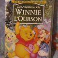 VHS " les aventures de Winnie l'ourson "