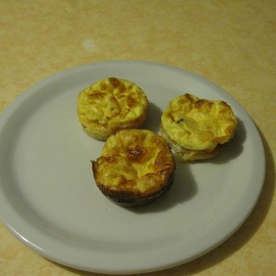 Quiche aux lardons et au curry sans pâte