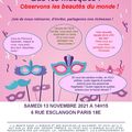 Rencontre de la mission ouvrière Regard neuf : le samedi 13 novembre 2021 (6 rue Esclangon 75018 Paris)