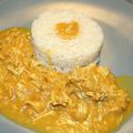 Curry de poulet au Lait de coco et à la Mangue