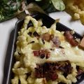 spaetzle comme une raclette