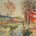 Walter Emerson BAUM (1884-1956) - Autumn River
