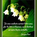 Pour vous, un brin de muguet !