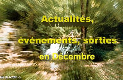 Actualités, événements, sorties en Décembre 