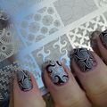 Nail art tourbillons