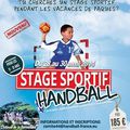 Tu es fan de Hand et tu as de 11 à 13 ans - Stage sportif Handball