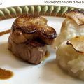 Tournedos Rossini, foie gras, truffe et topinambour, recette revisitée par Mamina  pour les fêtes