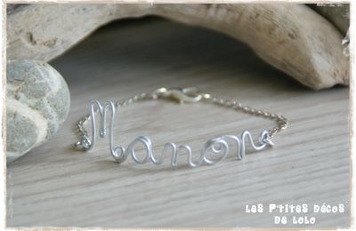 DIY bijoux : après les ronds ... un prénom ou un chaton ...