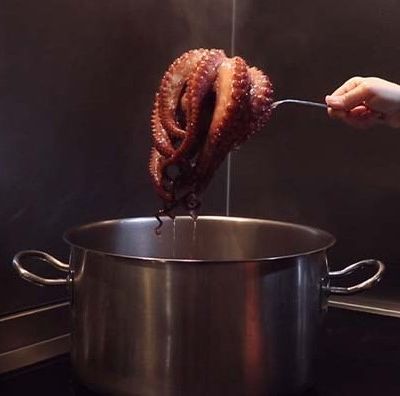 Cuisson du poulpe