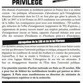 MANIFESTATION JEUDI 24 OCTOBRE 14H00 PLACE DENFERT ROCHEREAU : l’éducation est un droit pas un privilège