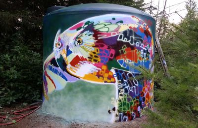 Water Tank mural