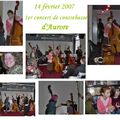 Le 1er concert de ma douce Aurore ..... et la jeune fille aux cheveux rose. 