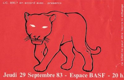 The Stranglers - Jeudi 29 Septembre 1983 - Espace BASF Paris