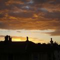 Coucher de soleil vu de ma fenêtre / Sunset from my window