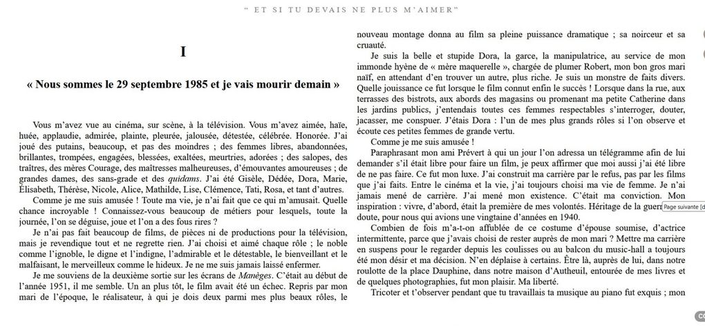 Et si tu devais ne plus m'aimer