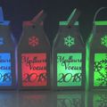 Lanternes decoratives lumineuses led RVB