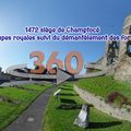 1472 siège de Champtocé par les troupes royales suivi du démantèlement des fortifications