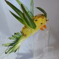 Perroquet ananas