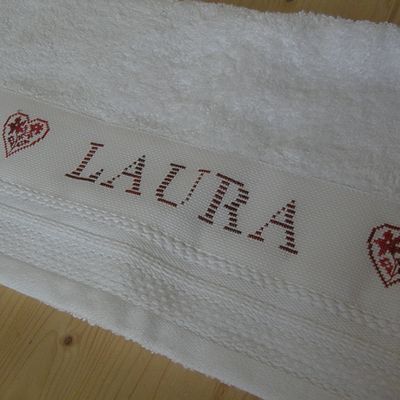 Serviette brodée!