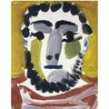 Pablo Picasso, Tête d'homme barbu