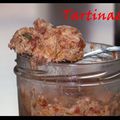 Tartinade au poulet, tomates confites et câpres