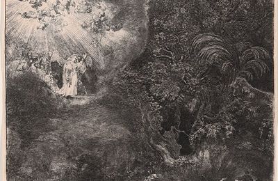 Rembrandt van Rijn (Leiden 1606-1669 Amsterdam), The Angel appearing to the Shepherds, 1634