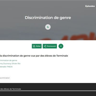 Webradio : la discrimination de genre vue par des élèves de Terminale
