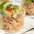 Salade de couscous aux fèves