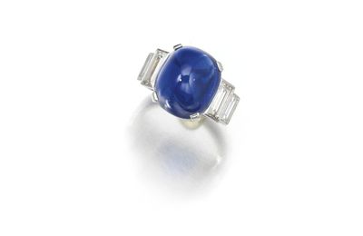 Sapphire and diamond ring, Bulgari