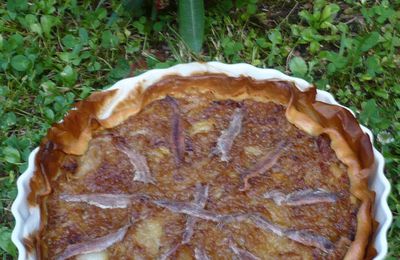 Tarte à l’oignon comme une pissaladière