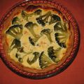 Tarte au saumon et aux brocolis