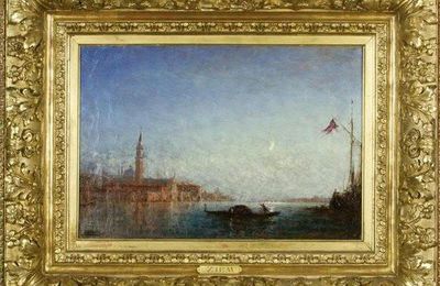 Félix Ziem (1821-1911), Vue de Venise