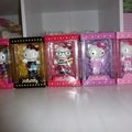 My complete set of 5 figurines Hello Kitty Fashion from 2013!