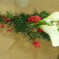 Arrangements floraux de table pour les fêtes
