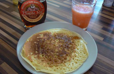 Pancakes au sirop d'Erable