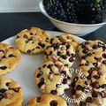 Tartelettes mascarponées aux noisettes et raisin sauvages 