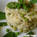 Risotto 100% végétarian, 100% printanier, 100% délicieux ! Spring-like, delicious and 100% vegetarian Risotto !