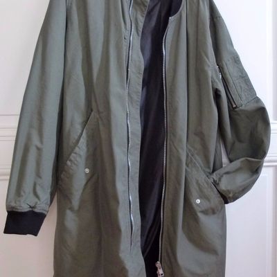 Belle parka homme kaki