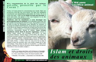 L'Aïd sans sacrifice animal