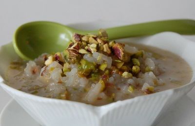 Khir ou pouding au riz à l'Indienne