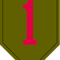 1st infantry Division américaine. "The Big Red One"