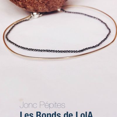 Jonc Or et chaîne pépite